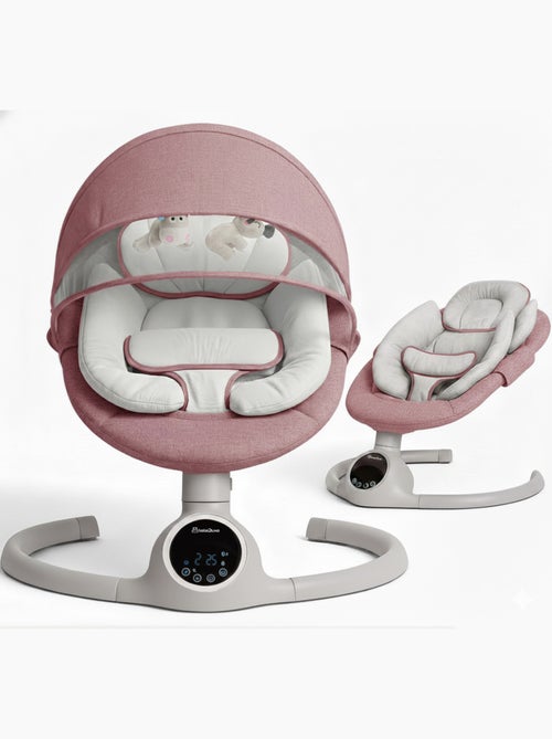 BEBE2LUXE Alpha : Silla Mecedora Eléctrica para Niños, Hamaca Bebé, Columpio Bebe Violeta - Kiabi BEBE2LUXE Alpha : Silla Mecedora Eléctrica para Niños, Hamaca Bebé, Columpio Bebe Violeta - Kiabi
