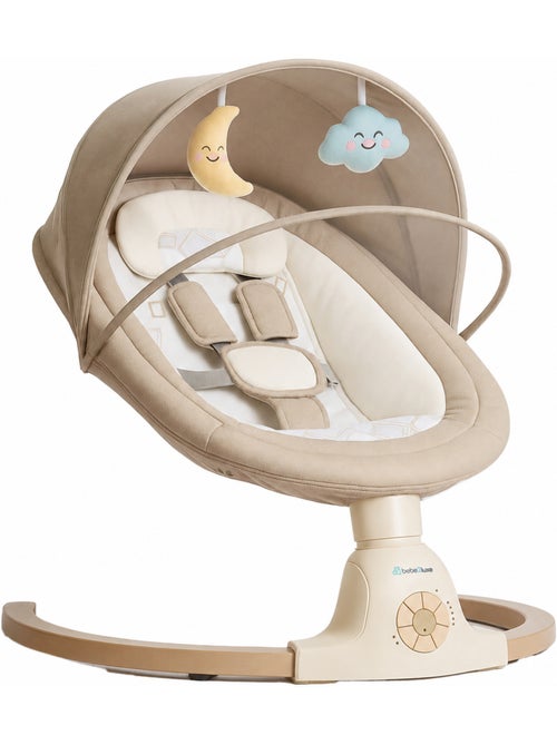 BEBE2LUXE Ava, Silla Mecedora Eléctrica para Niños, Hamaca eléctrica 0‑9 kg Beige - Kiabi BEBE2LUXE Ava, Silla Mecedora Eléctrica para Niños, Hamaca eléctrica 0‑9 kg Beige - Kiabi