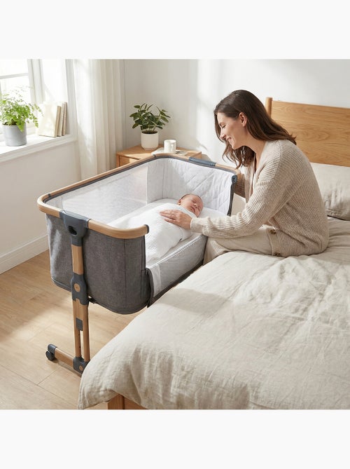 bebe2luxe Leo 3 en 1 – Cuna colecho, Cama de bebé Segura y Parque Infantil Modular Gris - Kiabi bebe2luxe Leo 3 en 1 – Cuna colecho, Cama de bebé Segura y Parque Infantil Modular Gris - Kiabi