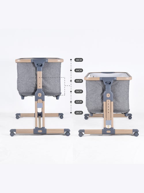 bebe2luxe Leo 3 en 1 – Cuna colecho, Cama de bebé Segura y Parque Infantil Modular Gris - Kiabi bebe2luxe Leo 3 en 1 – Cuna colecho, Cama de bebé Segura y Parque Infantil Modular Gris - Kiabi