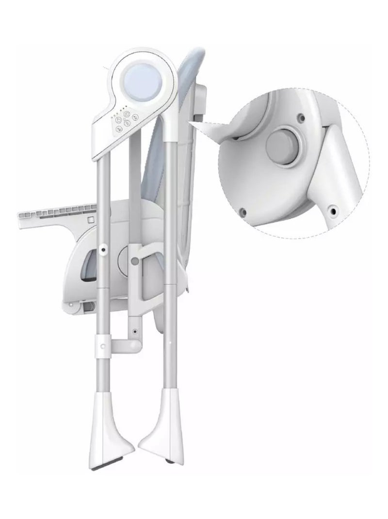 BEBE2LUXE Splity 3 en 1 – Trona evolutiva y tumbona con hamaca eléctrica (0‑36 meses) Verde Verde - Kiabi