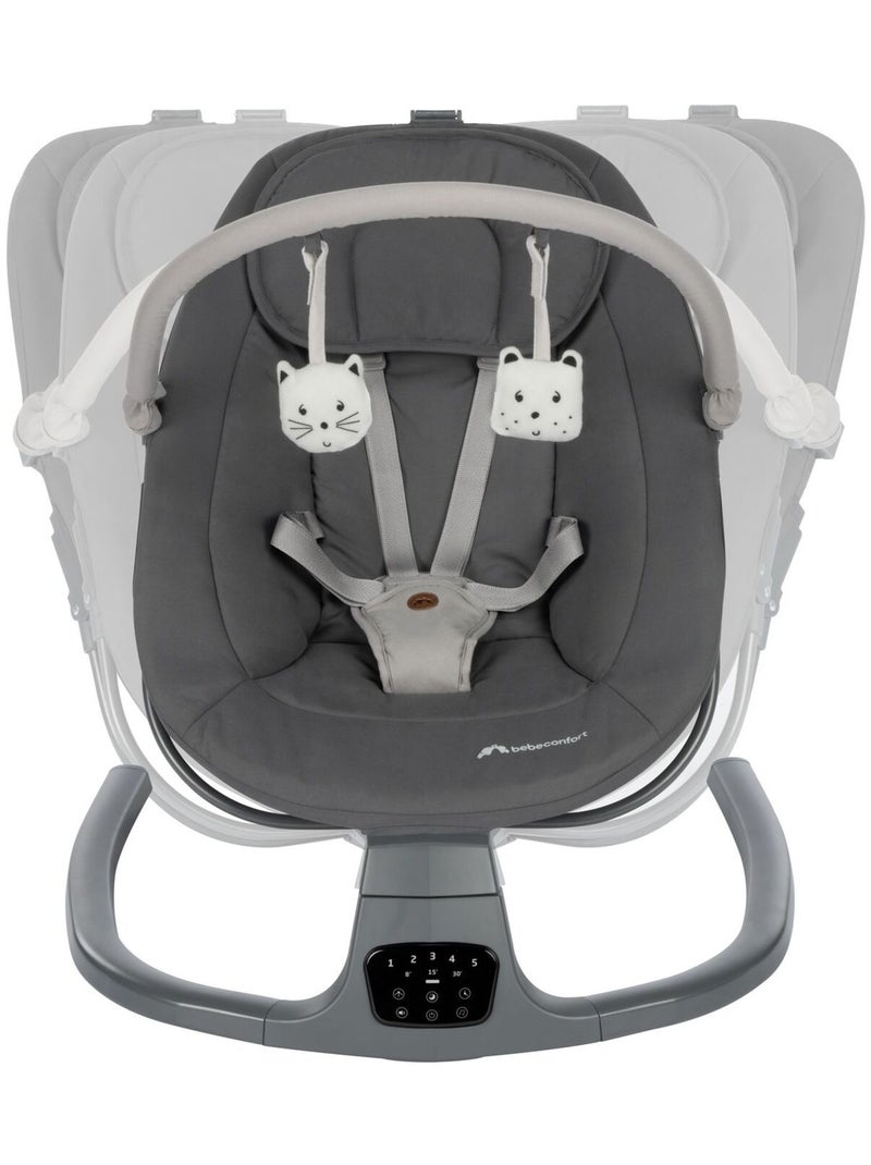 BEBECONFORT balancín automático para bebé Jolana Gris oscuro - Kiabi