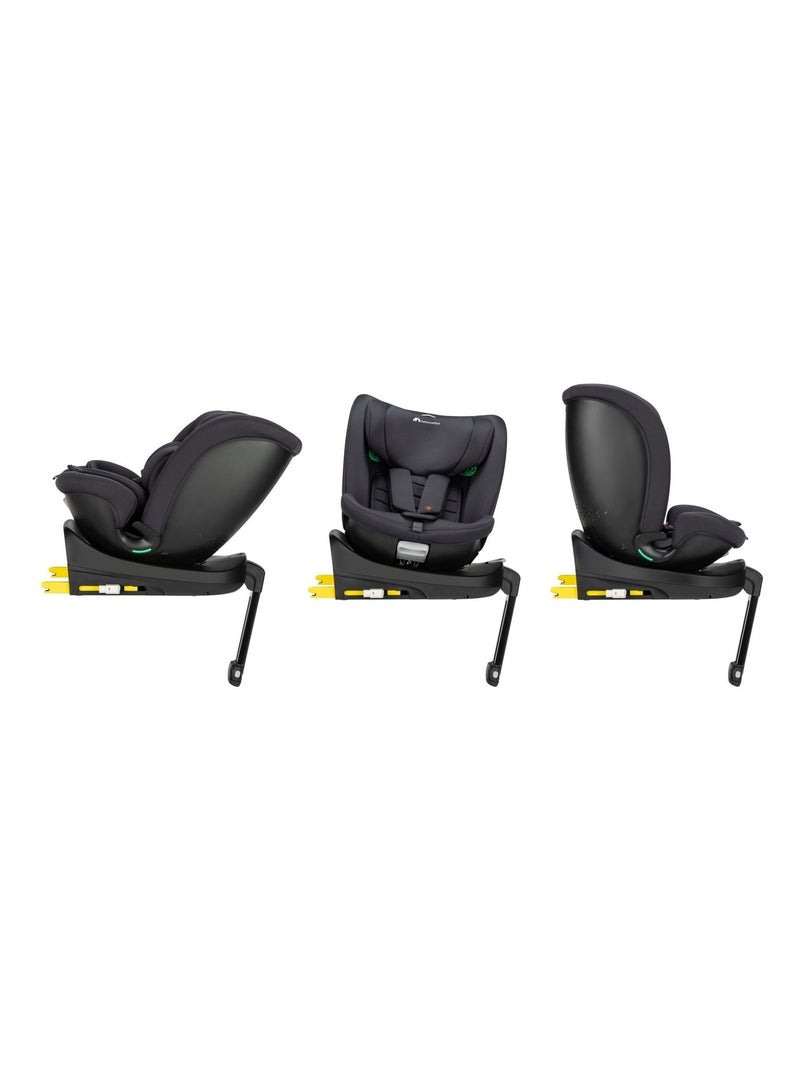 Bebeconfort Silla de coche evolutiva desde el nacimiento giratoria Artemis 360° i-Size Negro Negro - Kiabi
