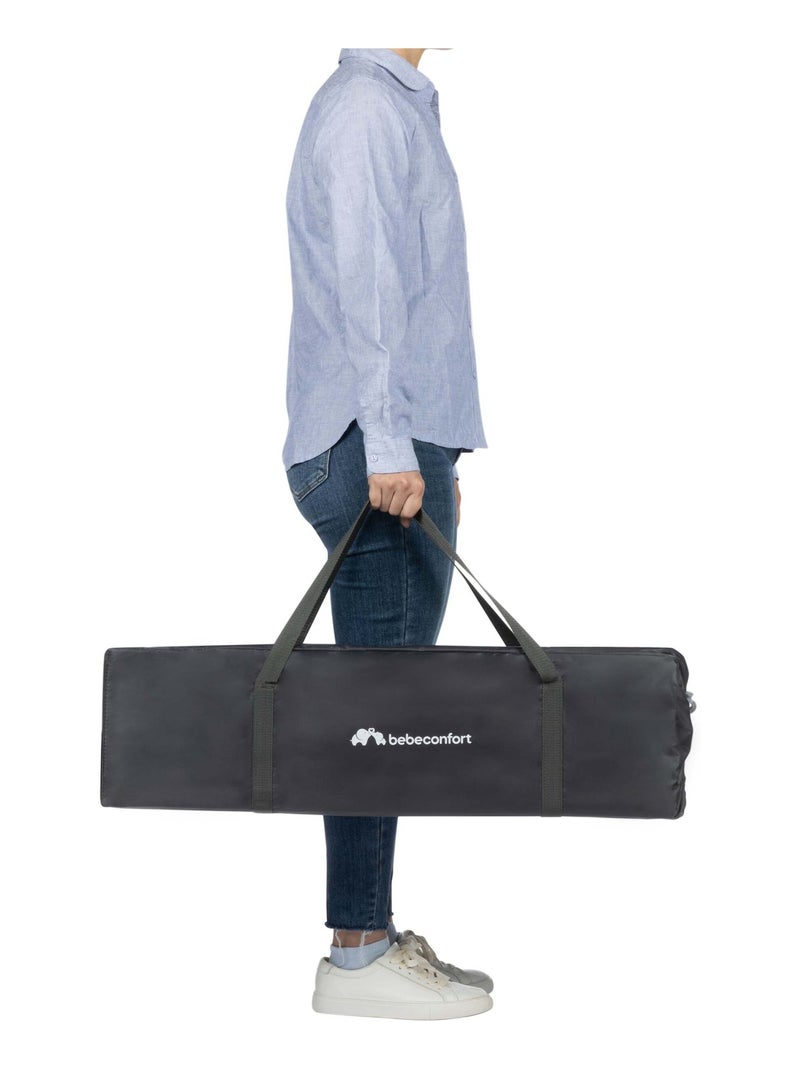 BEBECONFORT Soft Dreams Cuna para bebé, cuna de viaje + bolsa de transporte Gris oscuro - Kiabi