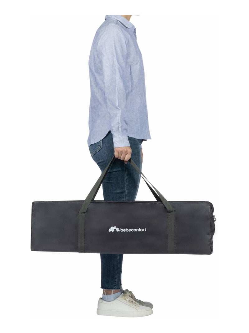 BEBECONFORT Soft Dreams Cuna para bebé, cuna de viaje + bolsa de transporte Gris oscuro - Kiabi