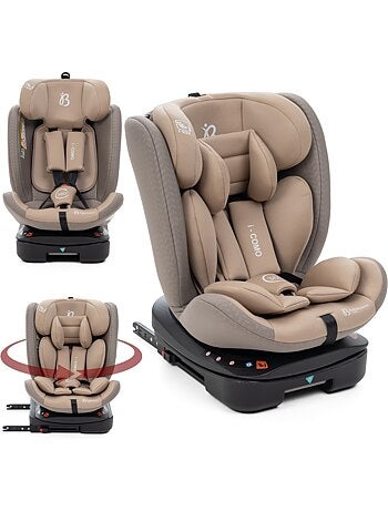 Bebelissimo - silla de coche isofix - giratoria 360 ° - 40-150 cm - 0-36kg i- como
