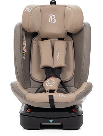 Bebelissimo - silla de coche isofix - giratoria 360 ° - 40-150 cm - 0-36kg i- como