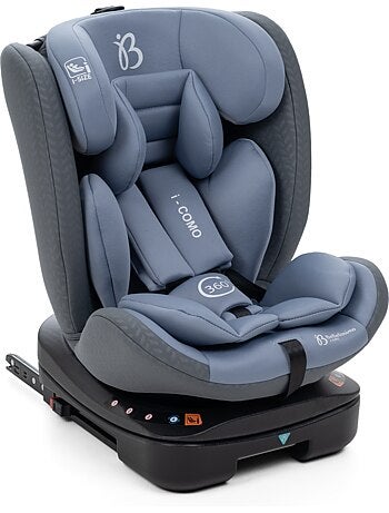 Bebelissimo - silla de coche isofix - giratoria 360 ° - 40-150 cm - 0-36kg i- como