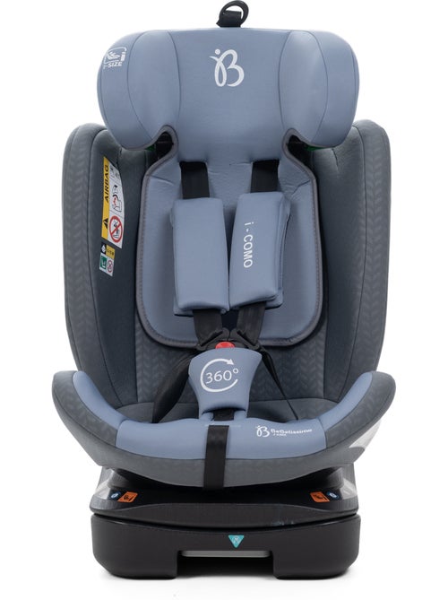 Bebelissimo - silla de coche isofix - giratoria 360 ° - 40-150 cm - 0-36kg i- como - Kiabi
