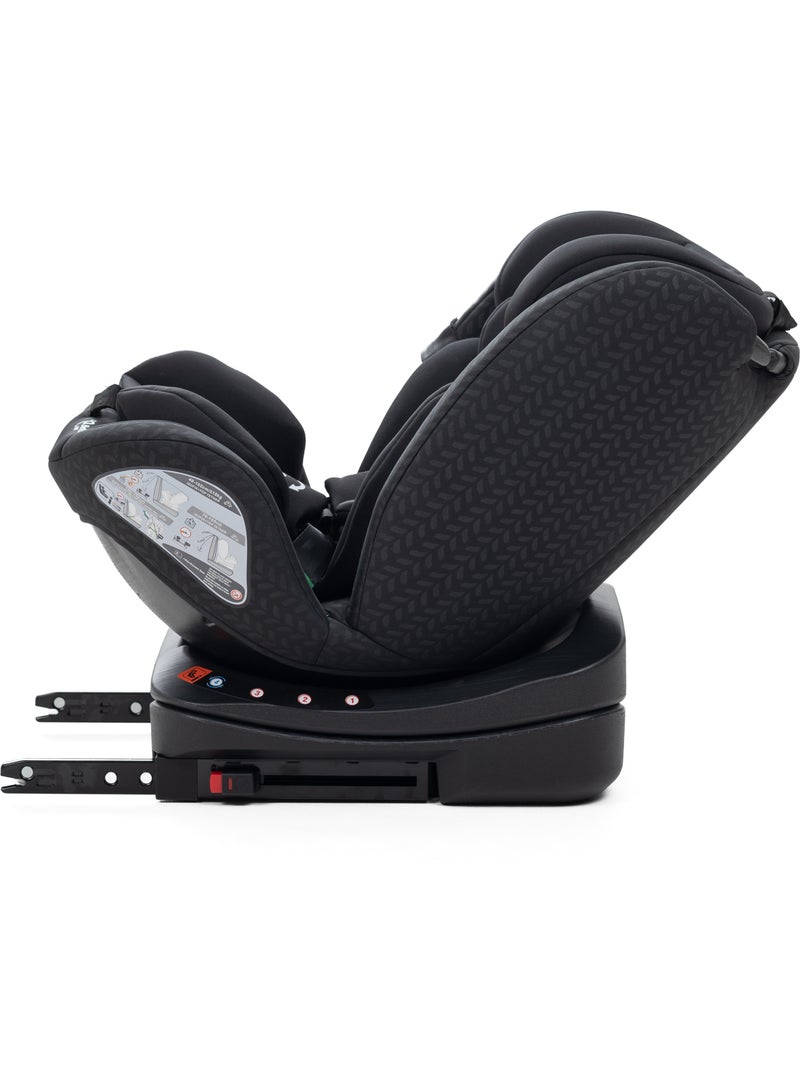 Bebelissimo - silla de coche isofix - giratoria 360 ° - 40-150 cm - 0-36kg i- como Negro - Kiabi