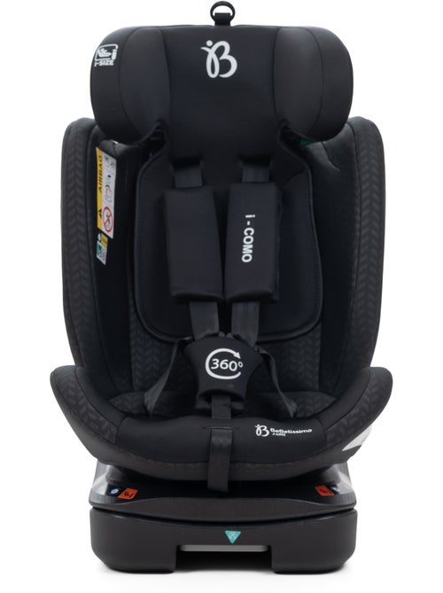Bebelissimo - silla de coche isofix - giratoria 360 ° - 40-150 cm - 0-36kg i- como - Kiabi