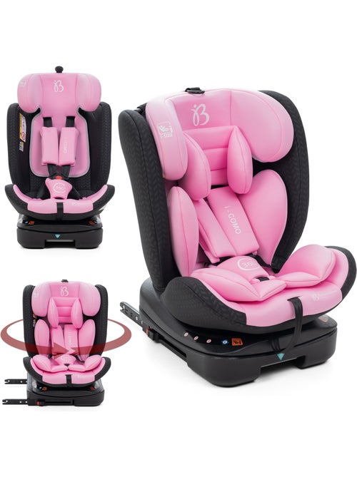 Bebelissimo - silla de coche isofix - giratoria 360 ° - 40-150 cm - 0-36kg i- como - Kiabi