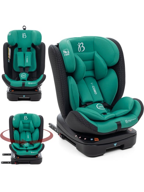 Bebelissimo - silla de coche isofix - giratoria 360 ° - 40-150 cm - 0-36kg i- como - Kiabi