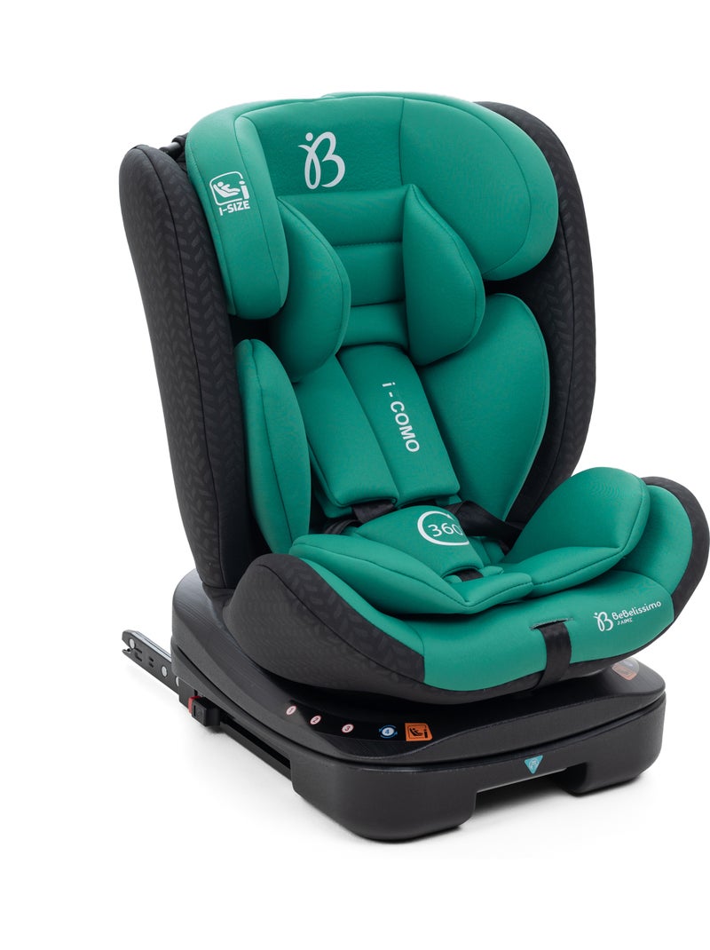 Bebelissimo - silla de coche isofix - giratoria 360 ° - 40-150 cm - 0-36kg i- como Verde - Kiabi