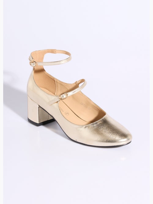 Bebés con tacones de punta redonda y tiras finas - AFIBEL - Kiabi