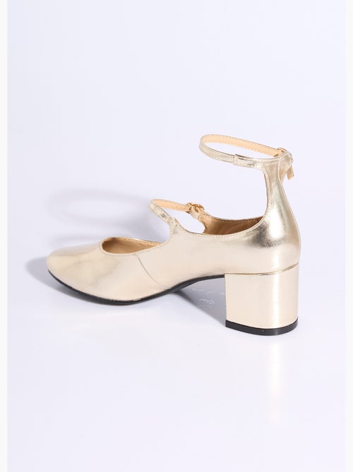 Bebés con tacones de punta redonda y tiras finas - AFIBEL - Kiabi