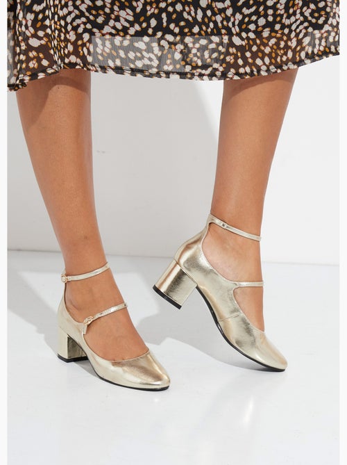 Bebés con tacones de punta redonda y tiras finas - AFIBEL - Kiabi