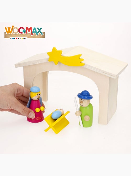 Belén de madera 11 piezas WOOMAX - Kiabi Belén de madera 11 piezas WOOMAX - Kiabi