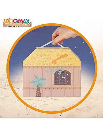 Belén de madera 14 piezas WOOMAX