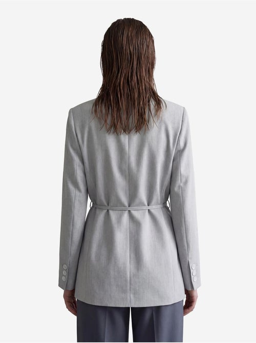 Belted crepe blazer jacket my fashion - Kiabi Belted crepe blazer jacket my fashion - Kiabi
