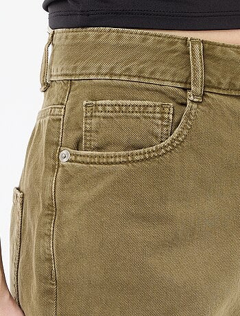 Bermuda ancho en twill