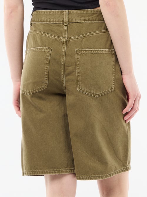 Bermuda ancho en twill - Kiabi