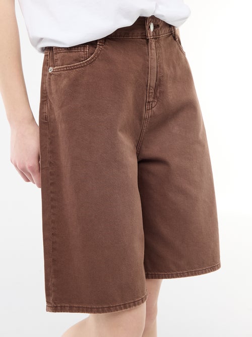 Bermuda ancho en twill - Kiabi