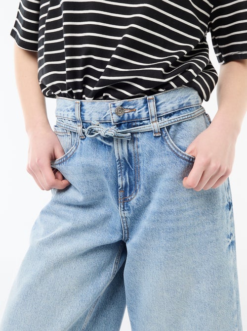 Bermuda ancho vaquero - Kiabi