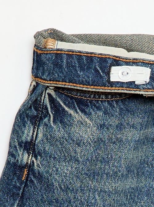 Bermuda baggy denim de algodón - Kiabi