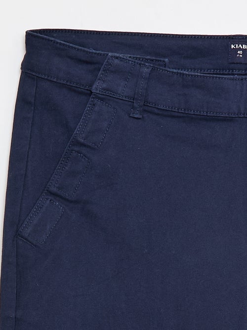 Bermuda chino - colección fácil de poner - Kiabi