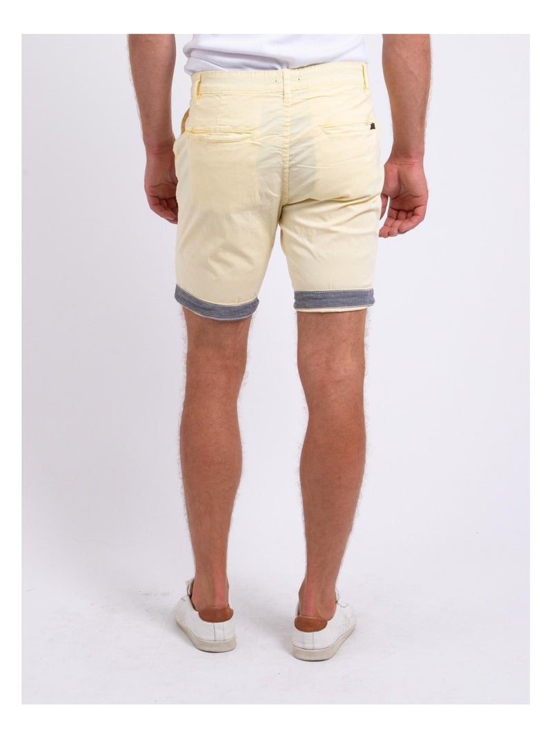 Bermuda chino BAZY Amarillo - Kiabi