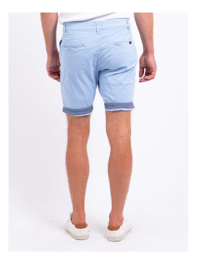 Bermuda chino BAZY Azul cielo - Kiabi