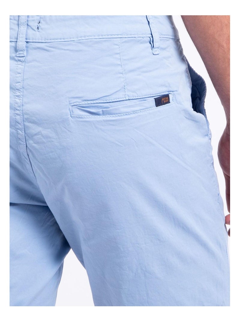 Bermuda chino BAZY Azul cielo - Kiabi