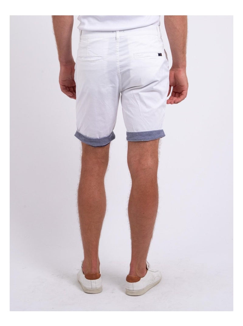 Bermuda chino BAZY Blanco - Kiabi