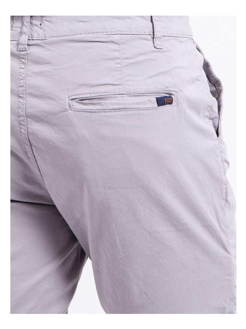 Bermuda chino BAZY Gris - Kiabi