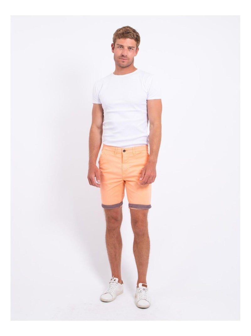 Bermuda chino BAZY Naranja - Kiabi
