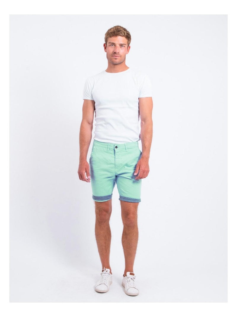 Bermuda chino BAZY Verde - Kiabi
