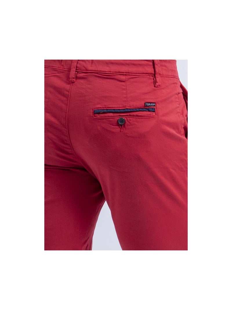 Bermuda chino BERKLARO Rojo - Kiabi