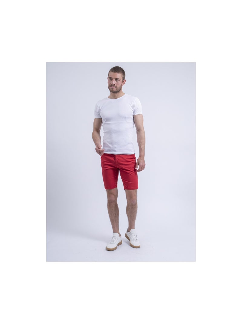 Bermuda chino BERKLARO Rojo - Kiabi