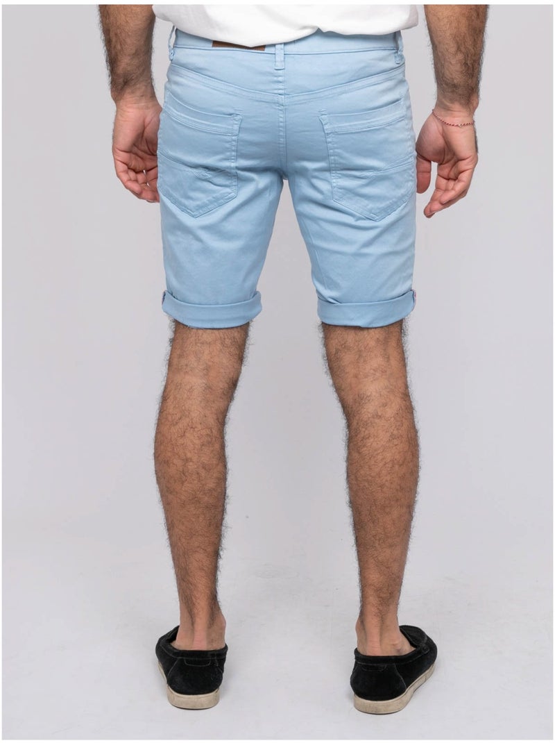 Bermuda chino BLOCHELLI Azul cielo - Kiabi
