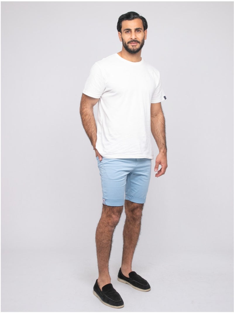 Bermuda chino BLOCHELLI Azul cielo - Kiabi