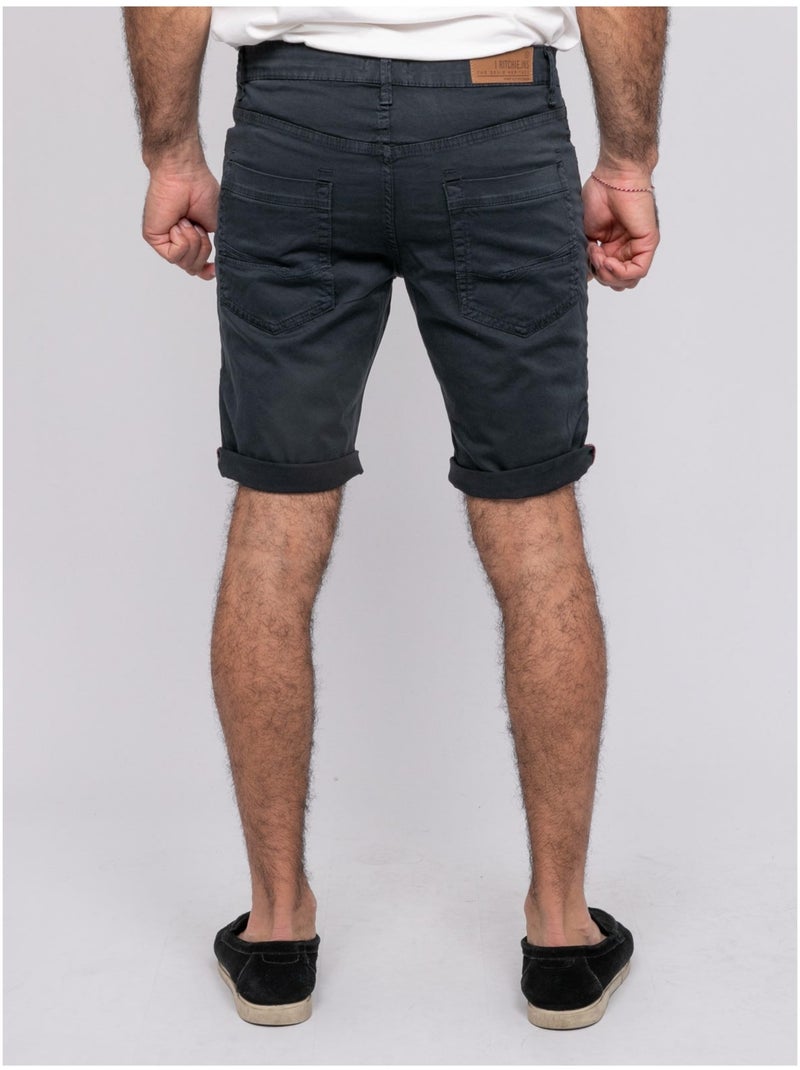 Bermuda chino BLOCHELLI Azul marino - Kiabi