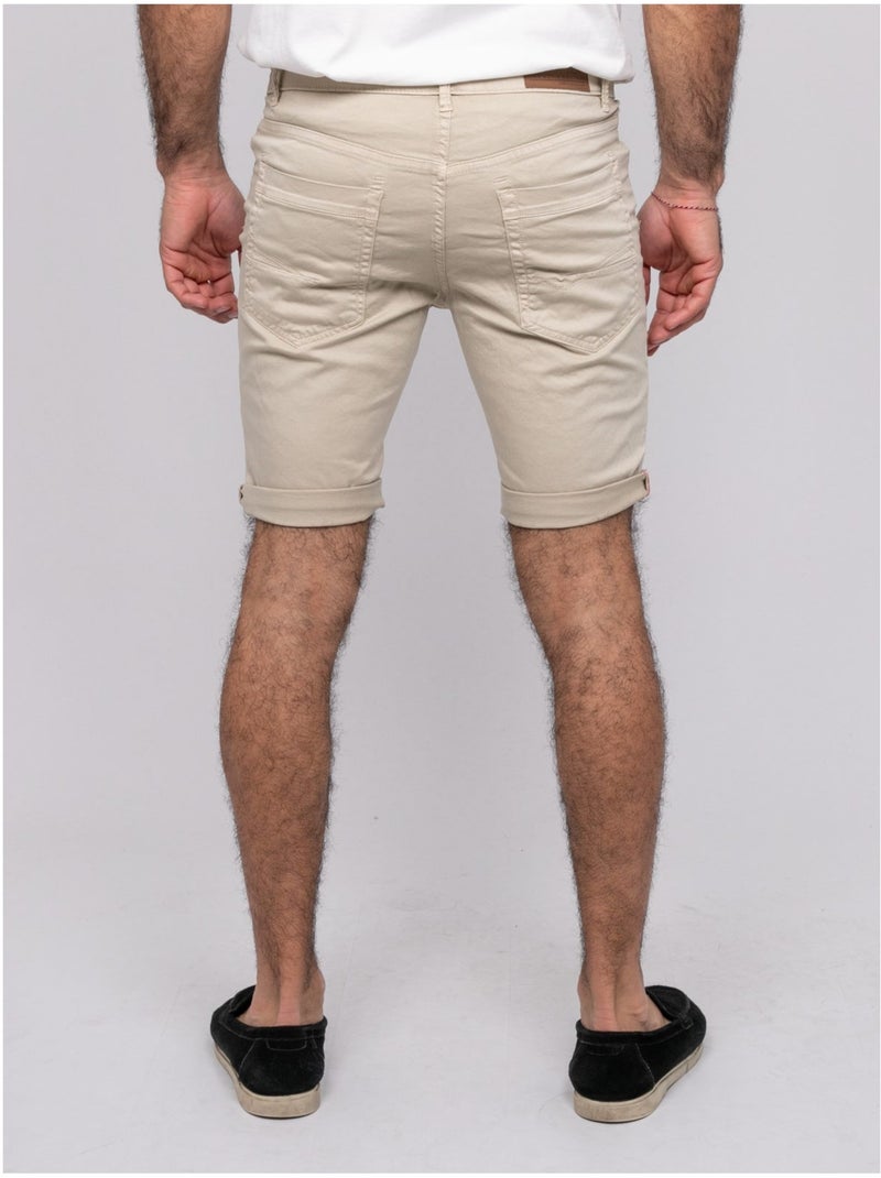 Bermuda chino BLOCHELLI Beige - Kiabi