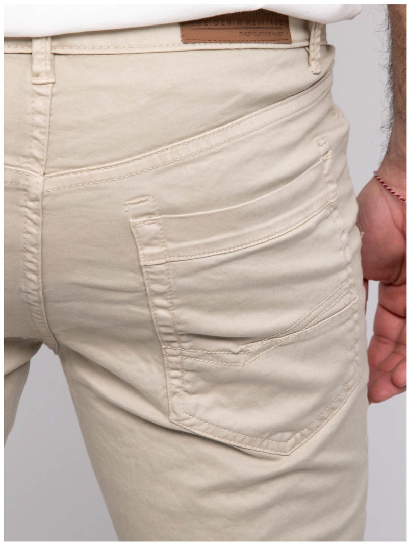 Bermuda chino BLOCHELLI Beige - Kiabi