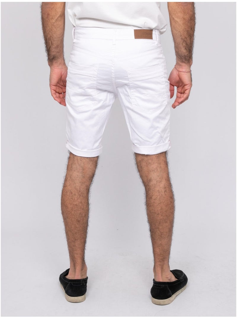 Bermuda chino BLOCHELLI Blanco - Kiabi