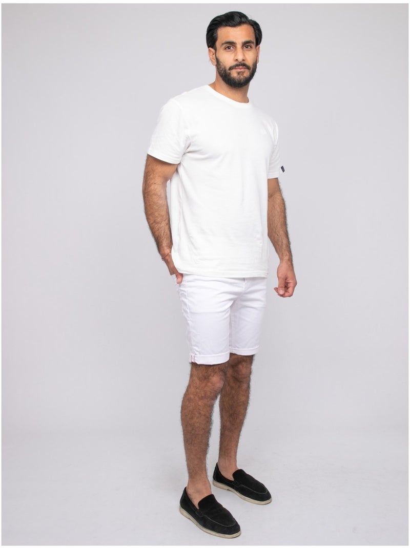 Bermuda chino BLOCHELLI Blanco - Kiabi