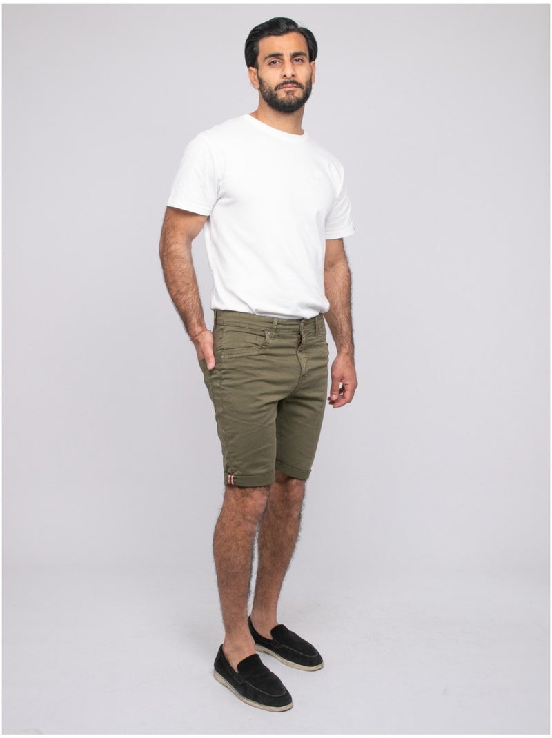 Bermuda chino BLOCHELLI Caqui - Kiabi