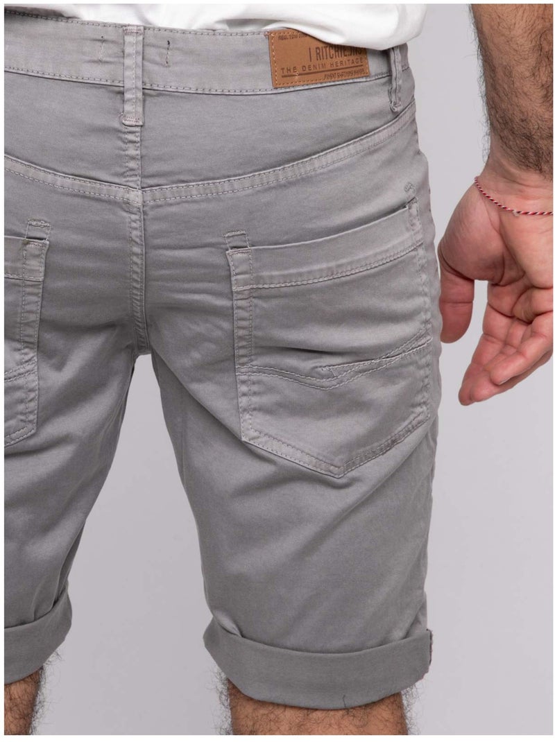 Bermuda chino BLOCHELLI Gris claro - Kiabi