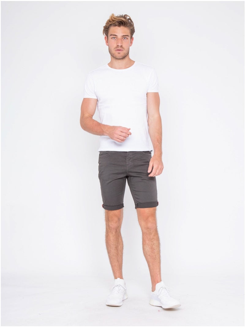 Bermuda chino BLOCHELLI Gris oscuro - Kiabi