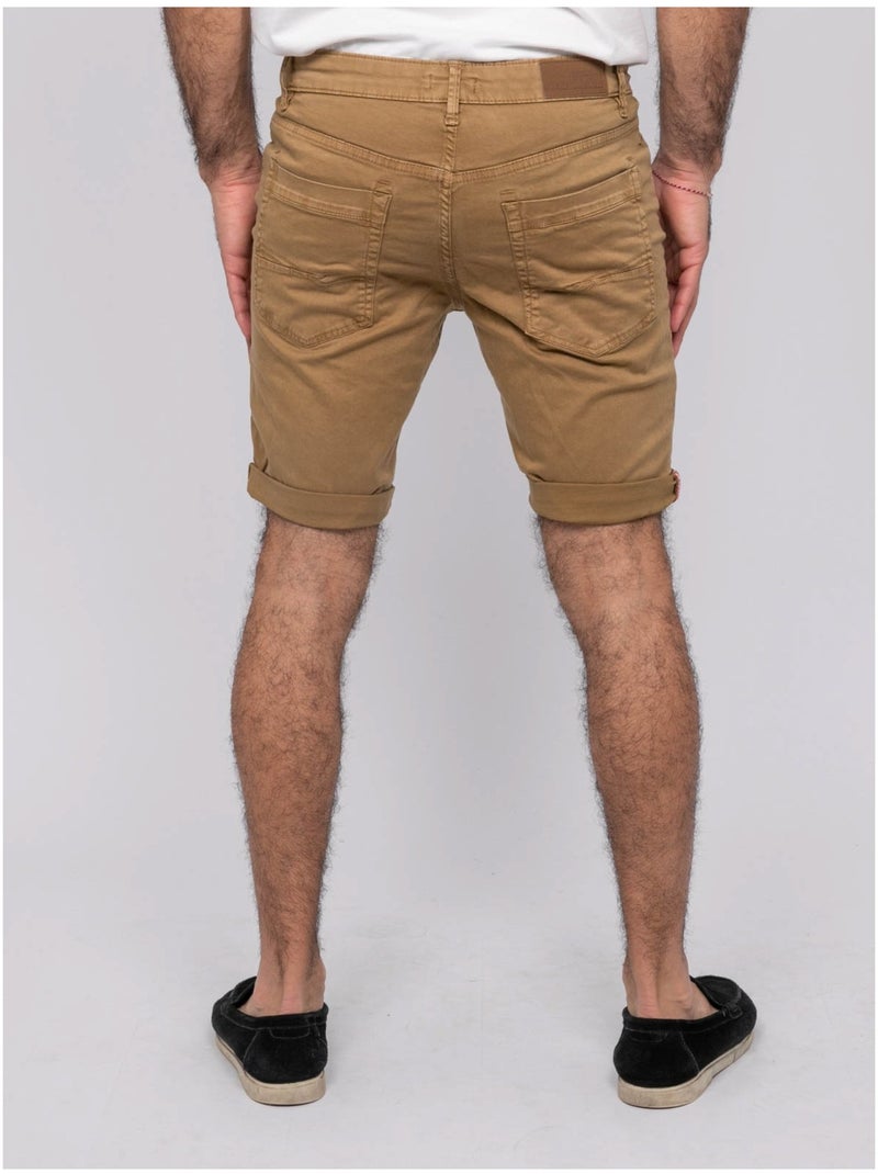 Bermuda chino BLOCHELLI Marrón glaseado - Kiabi